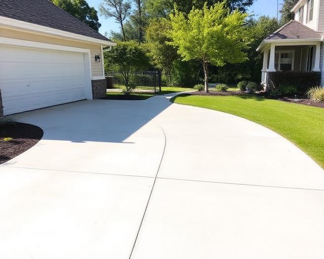Concrete Driveway after